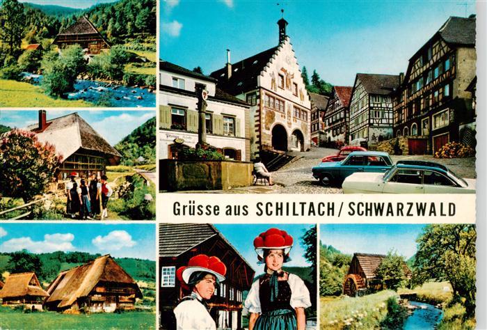 Schiltach Teilansichten Luftkurort im Schwarzwald Ortszentrum Schwarzwaldhof
