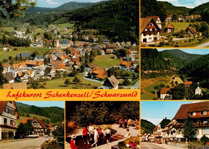 Schenkenzell Teilansichten Luftkurort im Schwarzwald Kaltbrunn Kloster Wittichen