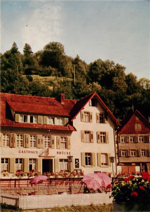 Schiltach Gasthaus Pension Bruecke Luftkurort im Schwarzwald