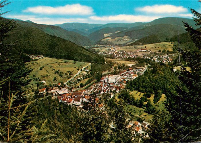 Schiltach Panorama Luftkurort im Schwarzwald