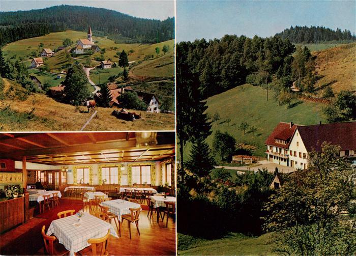 St Roman Wolfach Gasthof Pension Adler Panorama Schwarzwald