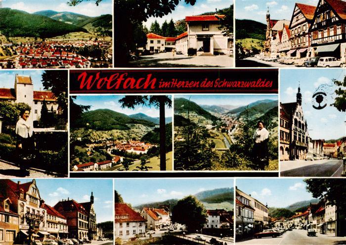 Wolfach Schwarzwald Teilansichten Luftkurort im Schwarzwald