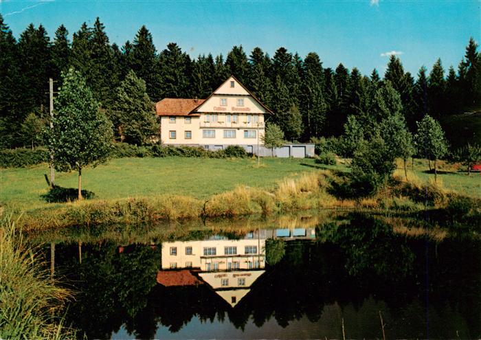 Kirnbach Wolfach Hoehengasthaus Pension Moosenmaettles Teich Wasserspiegelung