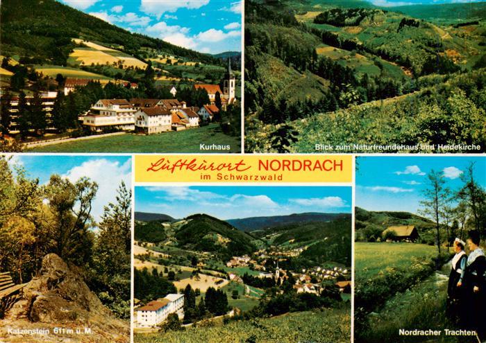 Nordrach Panorama Luftkurort im Schwarzwald Kurhaus Katzenstein Trachten