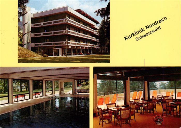 Nordrach Kurklinik Speisesaal Hallenbad