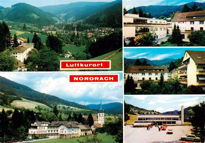 Nordrach Panorama Luftkurort im Schwarzwald Kurhaus Hotel Kirche