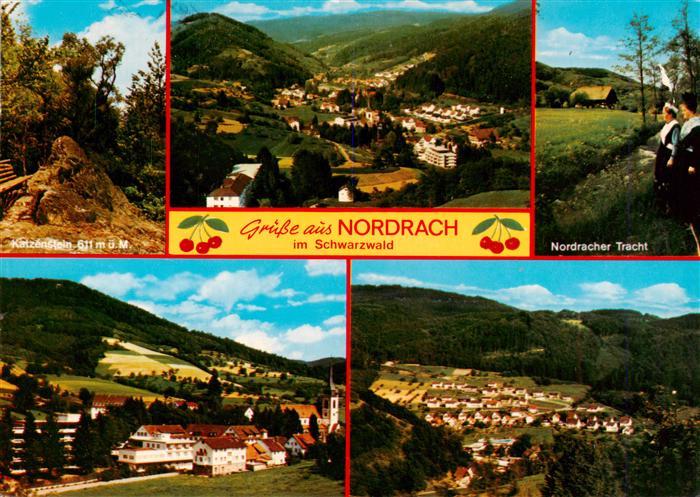 Nordrach Panorama Luftkurort im Schwarzwald Katzenstein Trachten