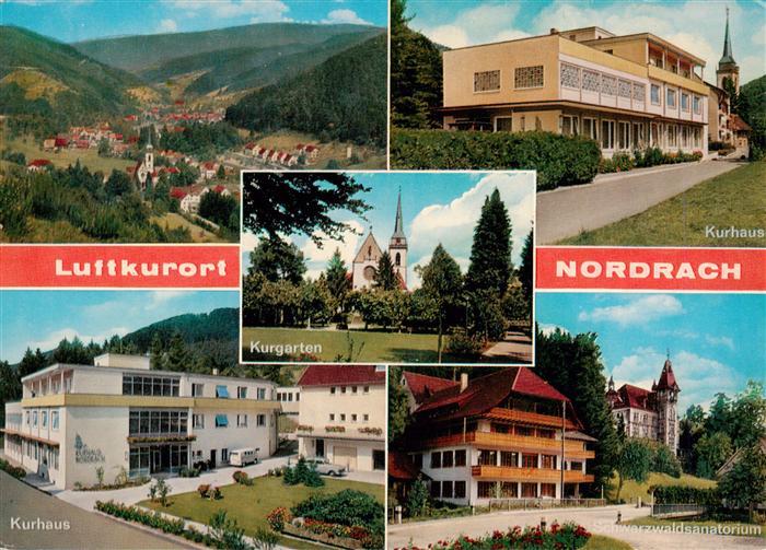 Nordrach Panorama Luftkurort im Schwarzwald Kurhaus Sanatorium