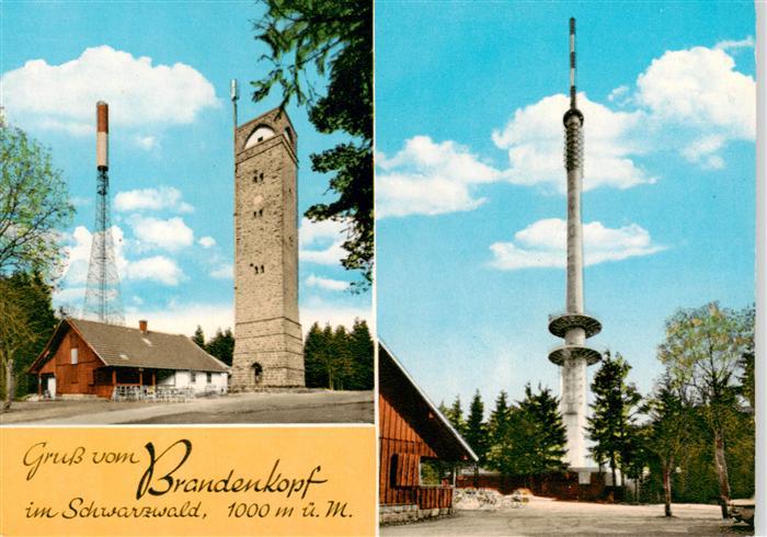 Oberharmersbach Rasthaus Aussichtsturm Sendetuerme auf dem Brandenkopf