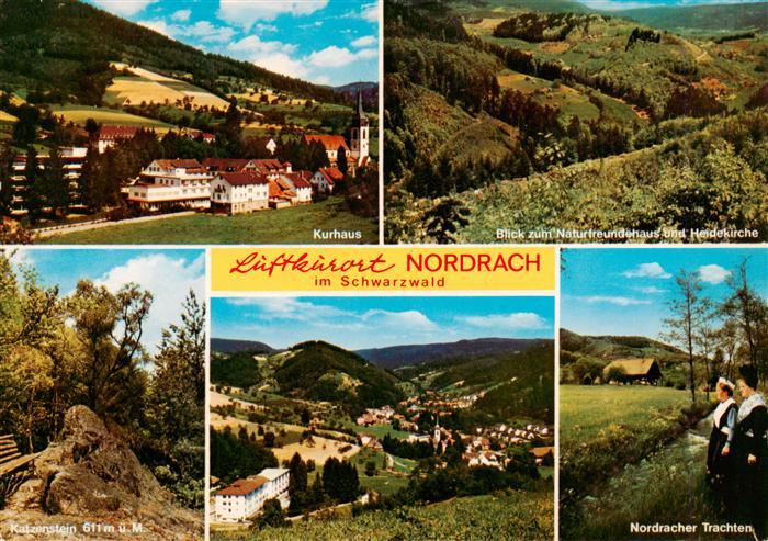 Nordrach Kurhaus Naturfreundehaus Heidekirche Katzenstein Nordracher Trachten