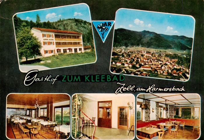 Zell Harmersbach Gasthof zum Kleebad Gastraeume Flur Panorama