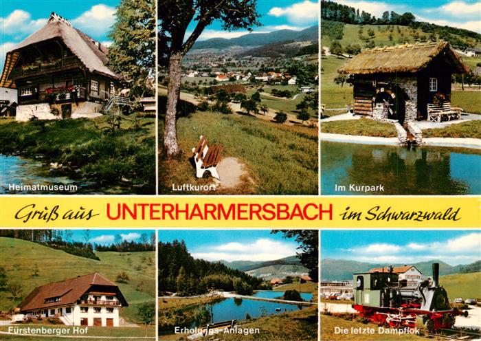 Unterharmersbach Heimatmuseum Panorama Im Kurpark Fuerstenberger Hof Erholungsan