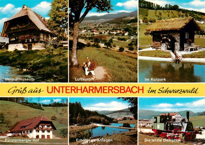 Unterharmersbach Heimatmuseum Panorama Kurpark Fuerstenberger Hof Erholungsanlag