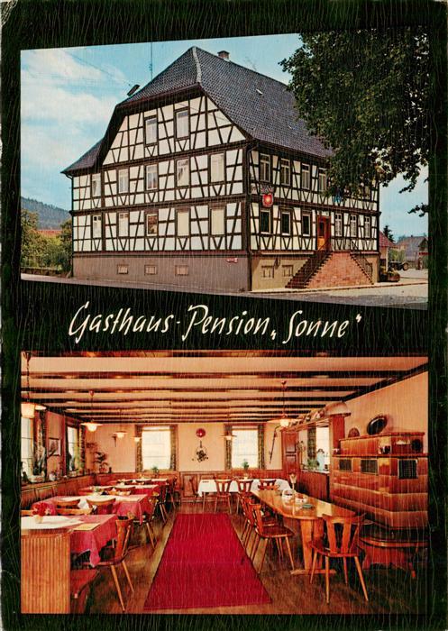 Zell Harmersbach Gasthaus Pension Sonne