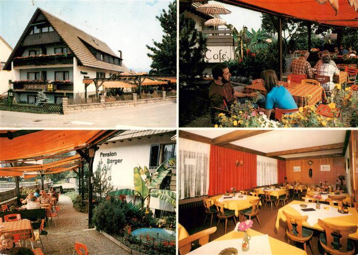 Zell Harmersbach Cafe Restaurant Berger Gastraeume Terrasse