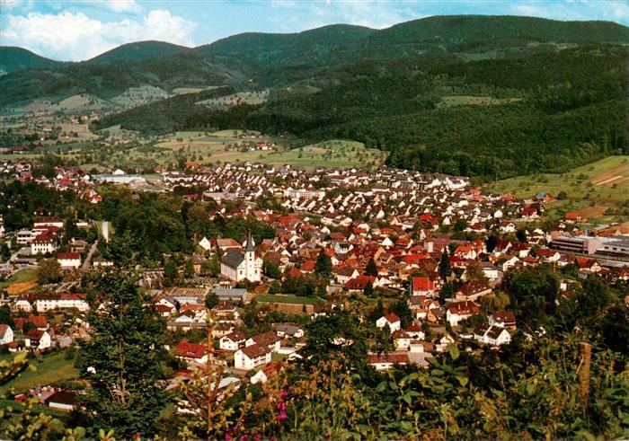 Zell Harmersbach Fliegeraufnahme