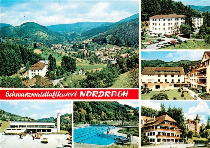 Nordrach Panorama Sanatorium Teilansichten Schwimmbad