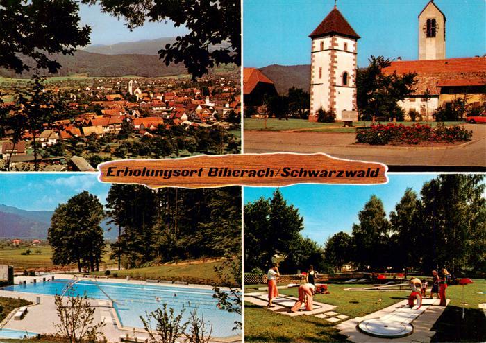 Biberach Baden Panorama Turm Schwimmbad Minigolf