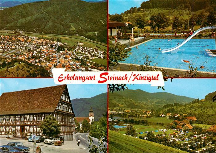 Steinach Kinzigtal Schwarzwald Fliegeraufnahme Schwimmbad Fachwerkhaus Panorama