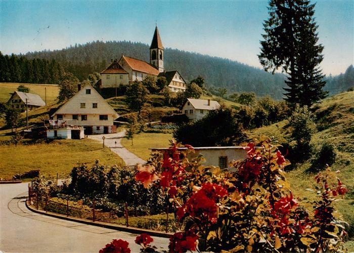 St Roman Wolfach Gasthaus Pension zum Adler Kirche