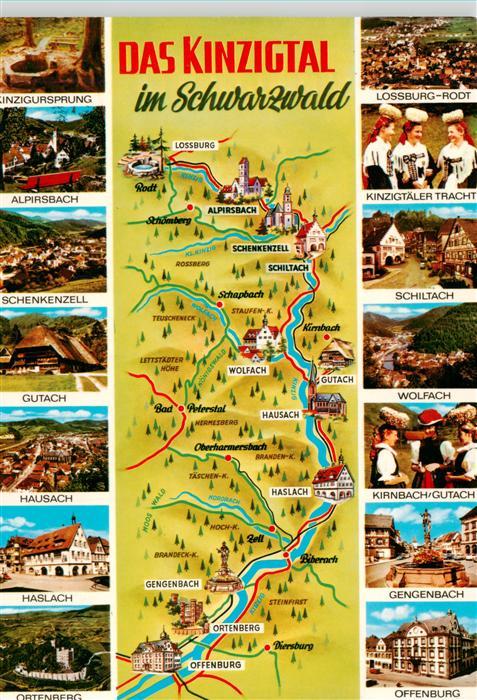 Kinzigtal Kinzigursprung Alpirsbach Schenkenzell Gutach Hausach Haslach Ortenber