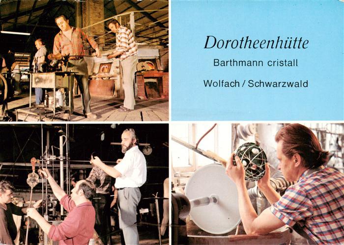 Wolfach Schwarzwald Dorotheenhuette Barthmann cristall Glasmacher und Glasschlei