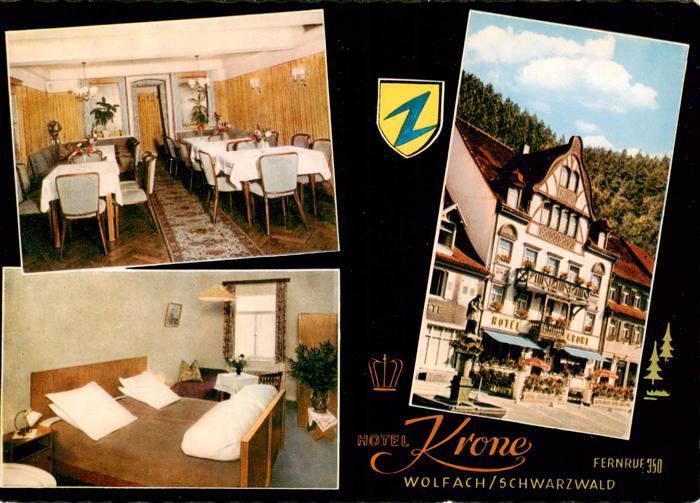 Wolfach Schwarzwald Hotel Krone Gastraum Zimmer