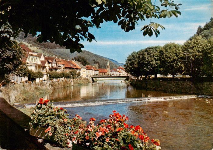 Wolfach Schwarzwald Partie an der Kinzig