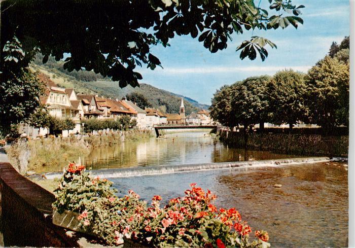 Wolfach Schwarzwald Partie an der Kinzig