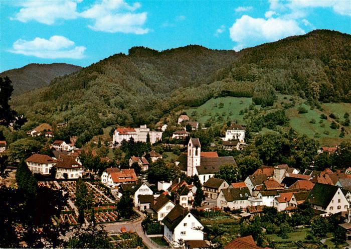Wolfach Schwarzwald Fliegeraufnahme