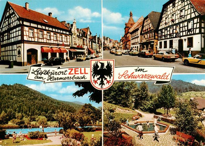 Zell Harmersbach Ortspartien Schwimmbad Wassertretanlage im Kurpark