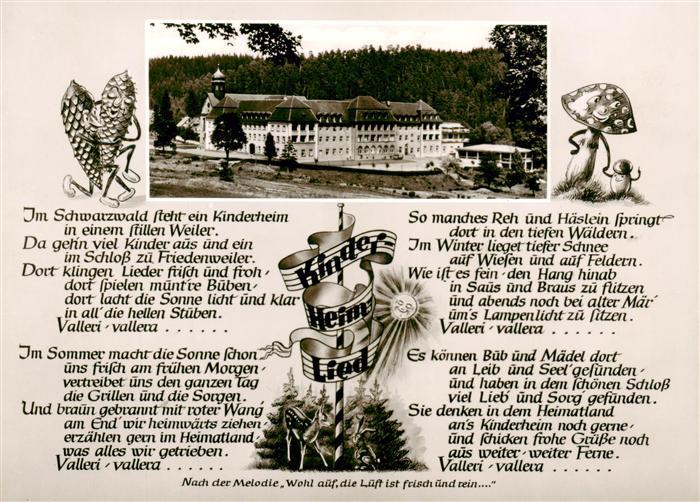 Friedenweiler Kinderheilstaette Schloss Friedenweiler