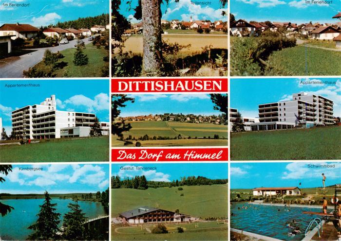 Dittishausen Loeffingen Feriendorf Appartementhaus Kirnbergsee Teiansichten Gest