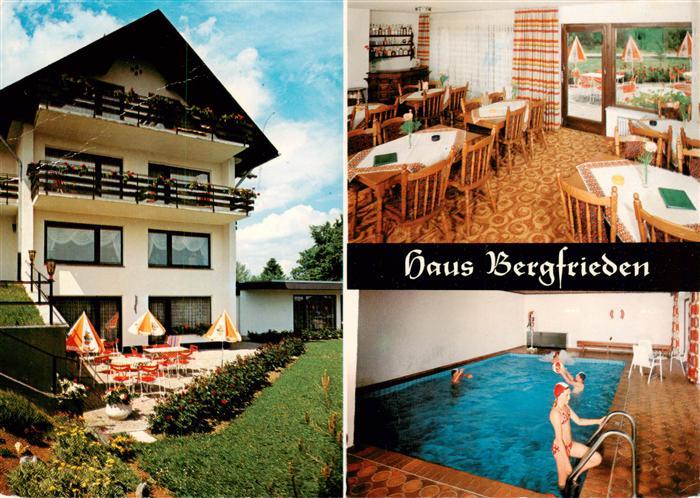 Loeffingen Haus Bergfrieden Hallenbad Gastraum