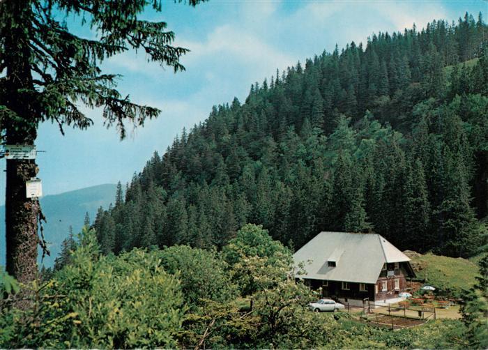 Feldberg 1450m Schwarzwald Gasthaus Pension Zastler Huette