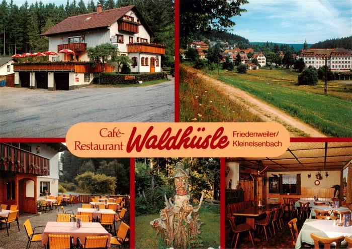 Friedenweiler Cafe Restaurant Waldhuesle Panorama Terrasse Gastraum