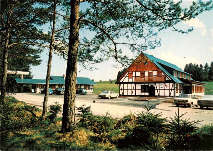 Loeffingen Wildfreigehege mit Hotel Cafe Wildpark