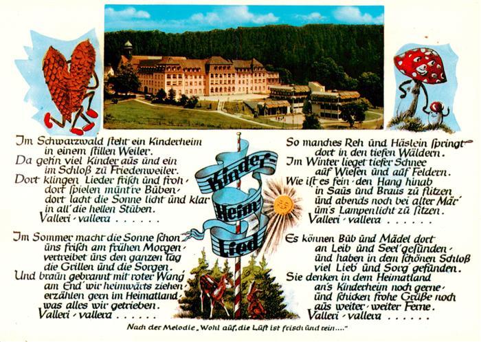 Friedenweiler Kinderheilstaette Schloss Friedenweiler