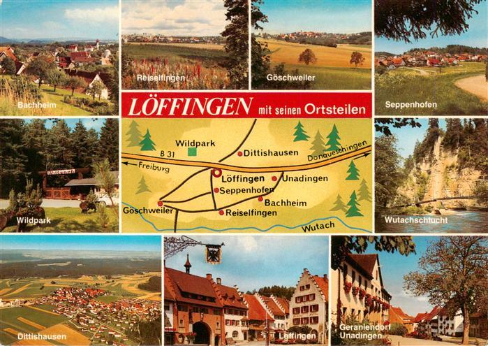 Loeffingen Bachheim Reiselfingen Goeschweiler Seppenhofen Wildpark Wutachschluch