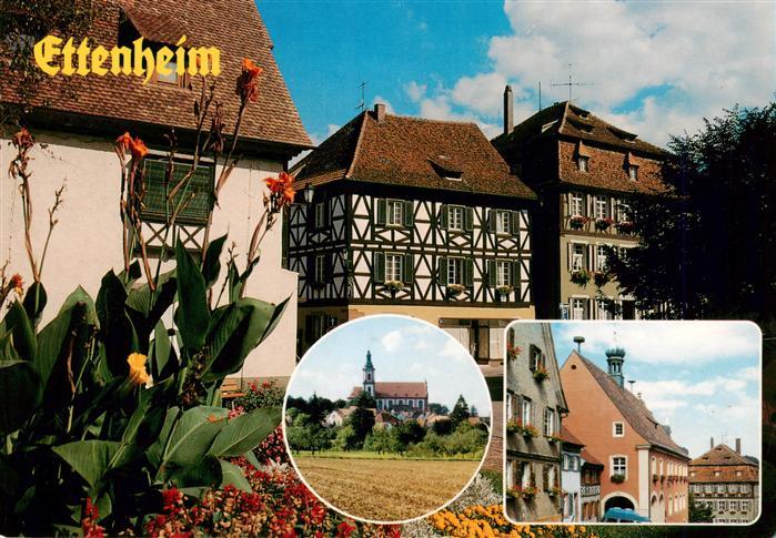 Ettenheim Fachwerkhaus Kirche Teilansicht