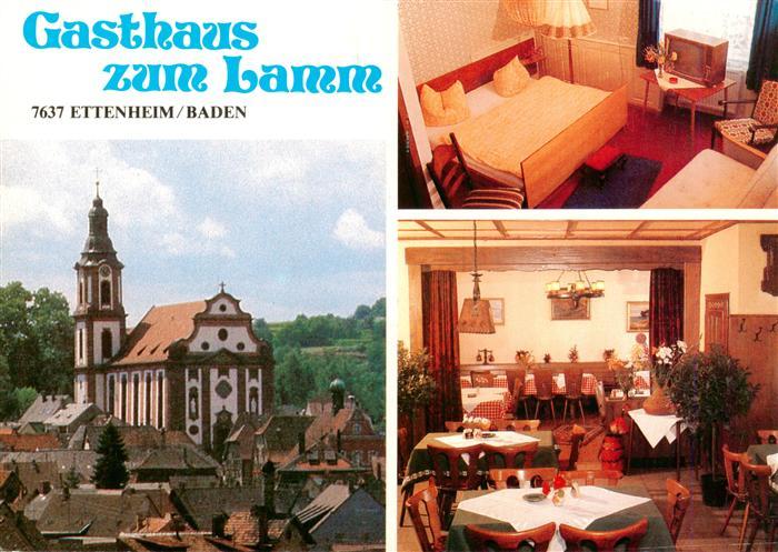Ettenheim Gasthaus Zum Lamm Gastraum Zimmer Wallfahrtskirche