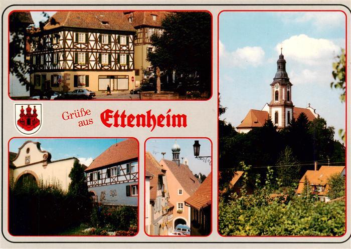 Ettenheim Fachwerkhaus Teilansichten Kirche