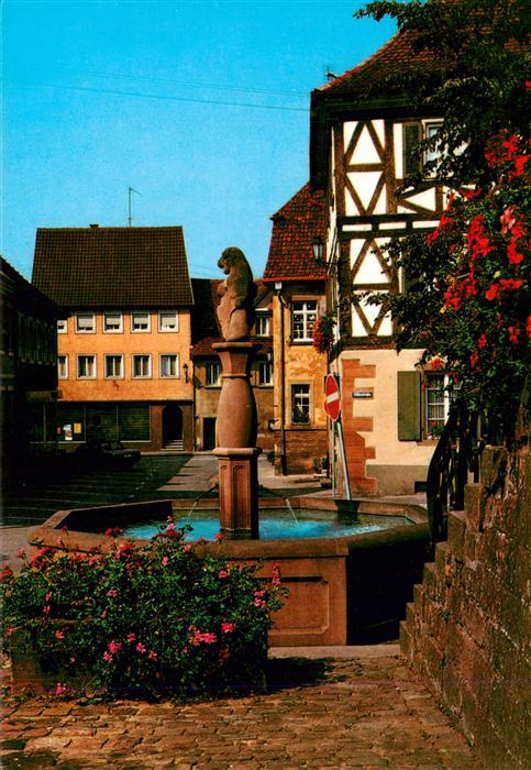 Ettenheim Baerenbrunnen beim Rathaus
