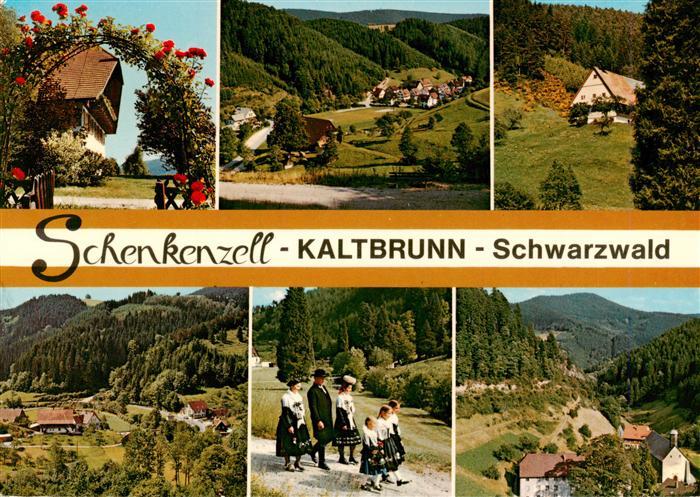 Kaltbrunn Schenkenzell Schwarzwaldhaus Teilansichten Panorama Trachten
