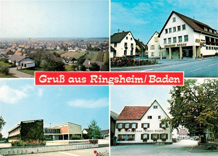 Ringsheim Panorama Baeckerei Bosch Gasthaus Linde Stube