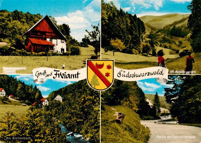 Freiamt Emmendingen BW Bauernhaus Im Busengraben Am Brettenbach Partie am Schwei