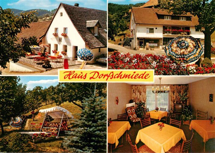 Freiamt Emmendingen BW Haus Dorfschmiede Gastraum Park