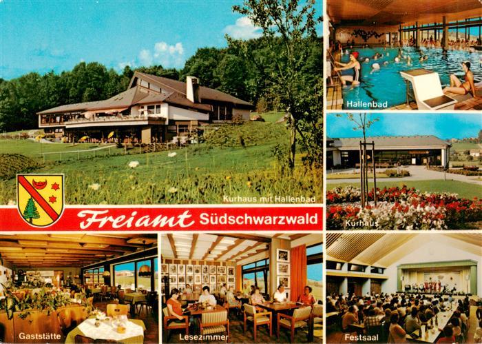 Freiamt Emmendingen BW Kurhaus Hallenbad Gaststaette Lesezimmer Festsaal