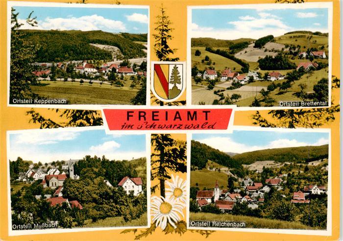 Freiamt Emmendingen BW mit Ortsteilen Keppenbach Brettental Mussbach Reichenbach