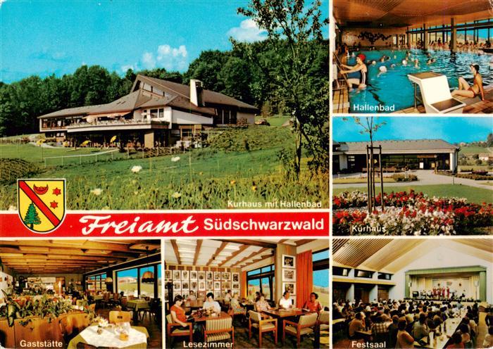 Freiamt Emmendingen BW Kurhaus Hallenbad Gaststaette Lesezimmer Festsaal